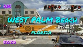 Driving Around West Palm Beach, #Florida - 4K