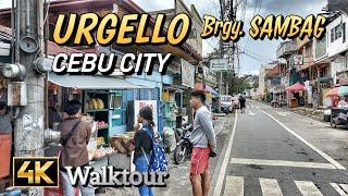 Brgy. SAMBAG | URGELLO ST. Cebu City Philippines | 4K Walktour