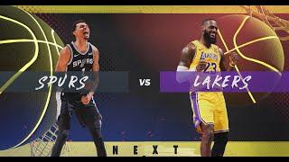 NBA LOS ANGELES LAKERS  vs SAN ANTONIO SPURS GAMEPLAY PS5 UHD