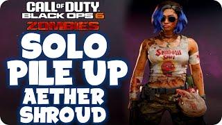 SOLO PILE UP GLITCH! EASY XP/CAMOS - AETHER SHROUD - Black Ops 6 Zombie Glitches