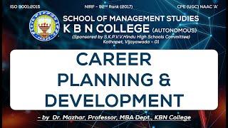 Career Planning & Development | Human Resource Management