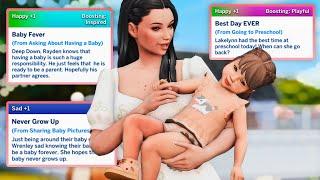 GROWING PAINS IS HERE! Baby Fever, Preschool, Anniversaries, Picture Day, Photo Albums - Sims 4