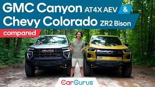 2024 GMC Canyon AT4X AEV vs 2024 Chevy Colorado ZR2 Bison