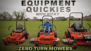 Kubota Zero Turn Mowers Comparison