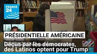 Présidentielle américaine : déçus par les démocrates, les Latinos optent de plus en plus pour Trump