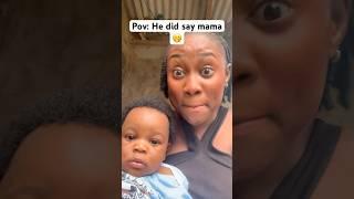 He just said mama🫢 #shorts #shortsfeed #funny #relatable #like #trending #comedy #mama