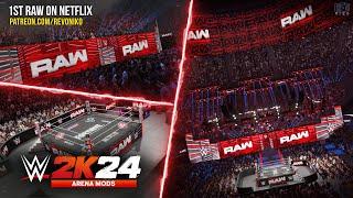 WWE 2K24 : First RAW on NETFLIX - ARENA MODS