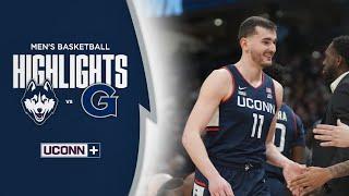 HIGHLIGHTS | #9 UConn Men's Basketball at Georgetown