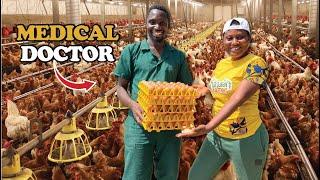 He Resigned As A Doctor At The Age Of 30 To Become The Biggest Millionaire Poultry Farmer In Uganda