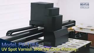 UV Flat Bed Printer ( Color& Varnish & Foil)