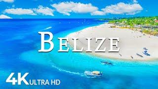 FLYING OVER BELIZE (4K UHD) - Soothing Music Along With Beautiful Nature Video - 4K Video ULTRA HD