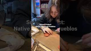 How To Make The Best Native American Pueblos From Clay #school #project #tutorial