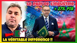 Industrie et Productivité : Puissance du Maroc .. et faiblesse de l'Algérie !! #maroc #algerie