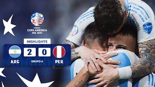 ARGENTINA 2-0 PERÚ | HIGHLIGHTS | CONMEBOL COPA AMÉRICA USA 2024™