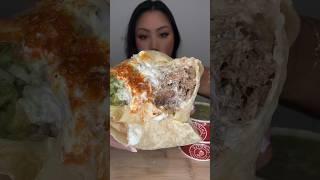 My Chipotle burrito doesn’t stand a chance against Lipotle#mukbang #youtubeshorts #food #shorts