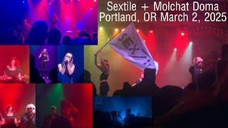 Sextile + Molchat Doma concert live in Portland March 2, 2025