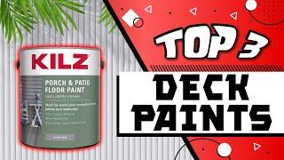 Best Deck Paints