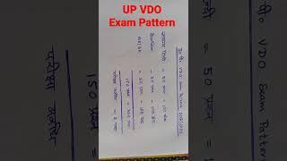 UP VDO Exam 2018/2023#Exam pattern#syllabus#upsssc#vdo