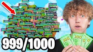 I Got 1000 Players To Compete For $1000 In Chapter 2 Remix! (Solo Victory Cup)