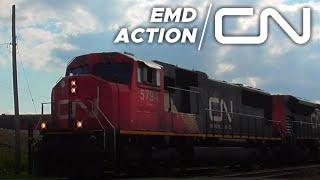  EMD ACTION | CN A438 in Windsor!