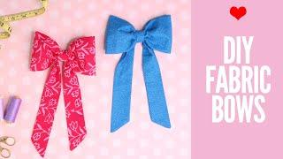 DIY Fabric Bow | How to Make Fabric Bows