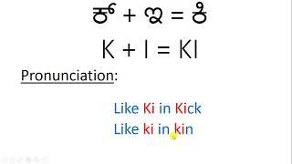 Introduction to Kannada Alphabets - Lesson 4 - Kaagunitha of Ka