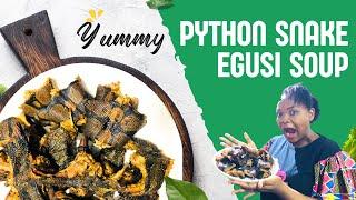 GIANT SNAKE SOUP | DELICIOUS BIG PYTHON