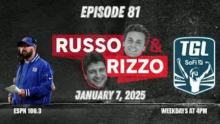 LIVE FROM TGL + RAIDERS FIRE PIERCE | Russo & Rizzo | Ep. 81 | 1-7-25