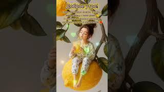 Доброе утро,хорошего дня открытки на каждый день #открытка #доброеутро #видеооткрытка #доброеутречко