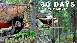 Ovens 30 Day Survival Challenge: THE MOVIE (Canadian Rockies)