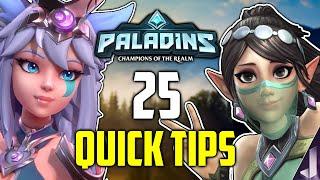 25 Quick Tips to get Better at Paladins