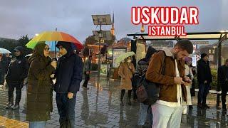 Rainy Istanbul Stroll: Uskudar’s Hidden Gems on a Cloudy Day