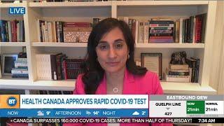 Health Canada approves rapid COVID-19 tests