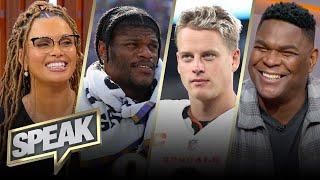 Is Lamar Jackson dominating MVP race? Can Joe Burrow carry the Bengals? | NFL | SPEAK