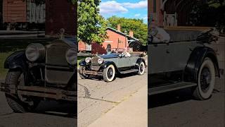 1925 Packard 236 Eight Sport Touring Antique Drive By Engine Sound Old Car Festival 2024