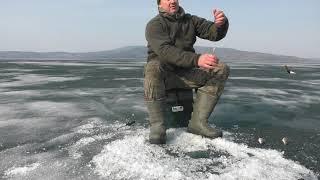 БЕШЕНЫЙ КЛЕВ ОКУНЯ / В ГОСТЯХ У КОМАНДЫ СИБИРЬ 38/ УСТЬ ИЛИМСКОЕ  ВОДОХРАНИЛИЩЕ И ОПАСНЫЙ ЛЕД