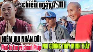 Niềm vui nhân đôi PHẬT TỬ TÌM VỀ CHÁNH PHÁP học theo gương THẦY MINH TUỆ