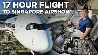 Singapore Airlines Ultra Long Haul Flight + Singapore Airshow 2024