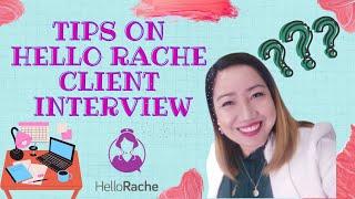 Tips on Hello Rache Client Interview | Work From Home| Blessed Ayza