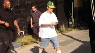 Justin Bieber seen leaving a music studio in Los Angeles - Gossip Bae