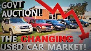 Government Vehicle Auction Sale Prices Show the Used Car Market is Changing in 2023