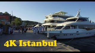 Walk around Istanbul. [4K] Arnavutkoy Bebek Rumeli Fortress.