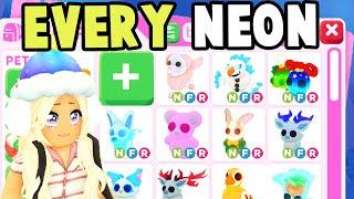 Getting EVERY 2024 Neon Winter Pet in Adopt Me!