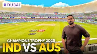 India vs Australia Champions trophy SEMI FINAL match vlog    | Dubai Stadium