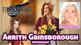 Briana White's Aerith Gainsborough Cosplay Photoshoot Round 1