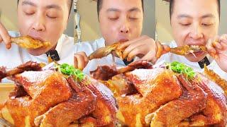 ASMR MUKBANG-Braised hen, spicy and spicy【Food Fanatic】#eat #gourmet #cow