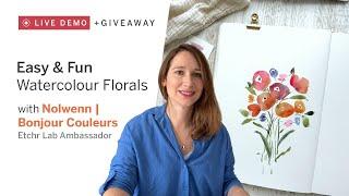 Easy & Fun Watercolour Florals (Nolwenn Cabioch)