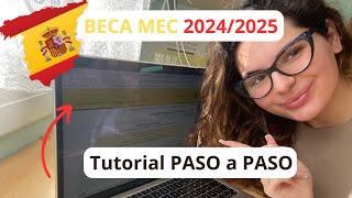  Cómo Obtener la BECA MEC 2024-2025 | *Paso a Paso*