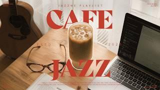 Invitation to a cool summer jazz cafe  Exciting and cheerful guitar playlist | Work, focus, study