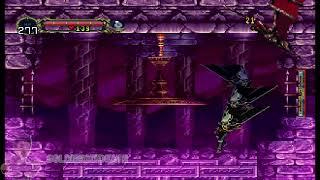 Castlevania SOTN (Sega Saturn) Hard & Luck Mode - 15 Darkwing Bat (No damage, weapon & subweapon)